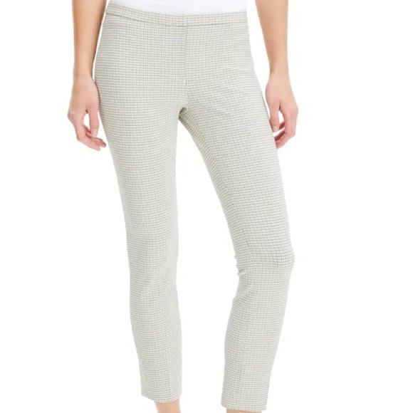 Theory Plaid Classic Skinny Pants - Picture 3 of 9